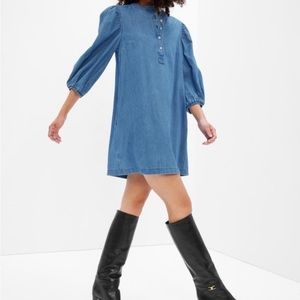 Gap Denim Popover Mini Dress.